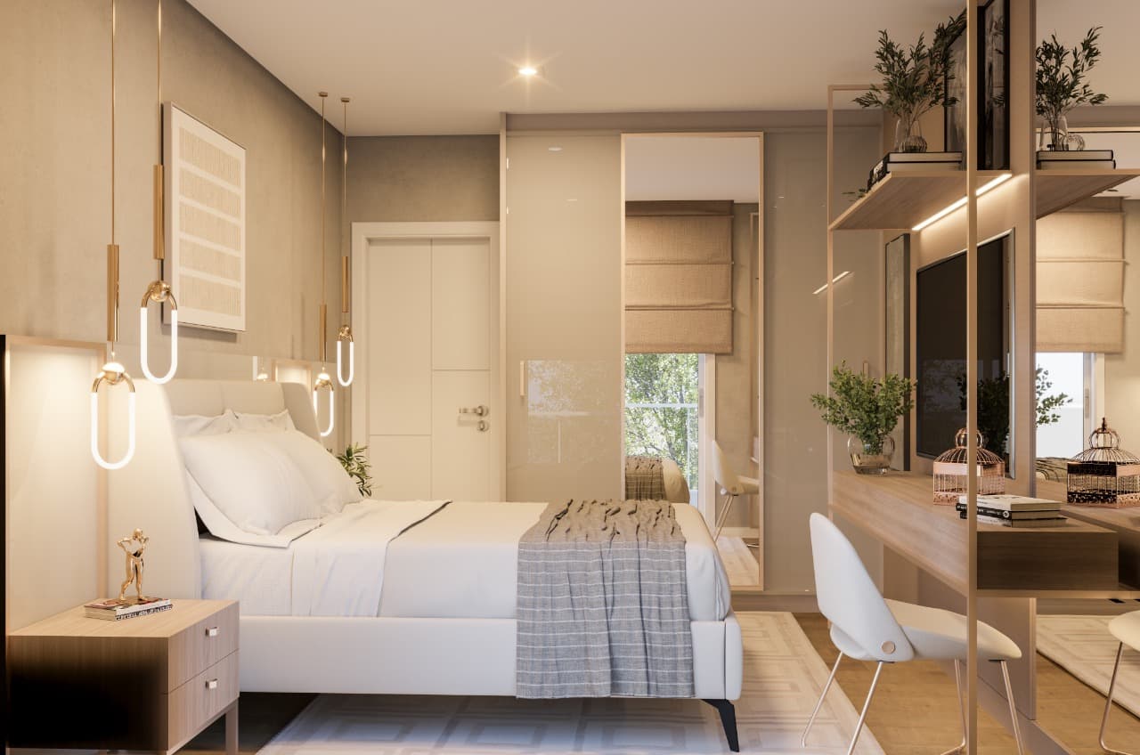 Venda de sobrados  triplex em construção em Caxias do Sul, bairro Bela Vista
