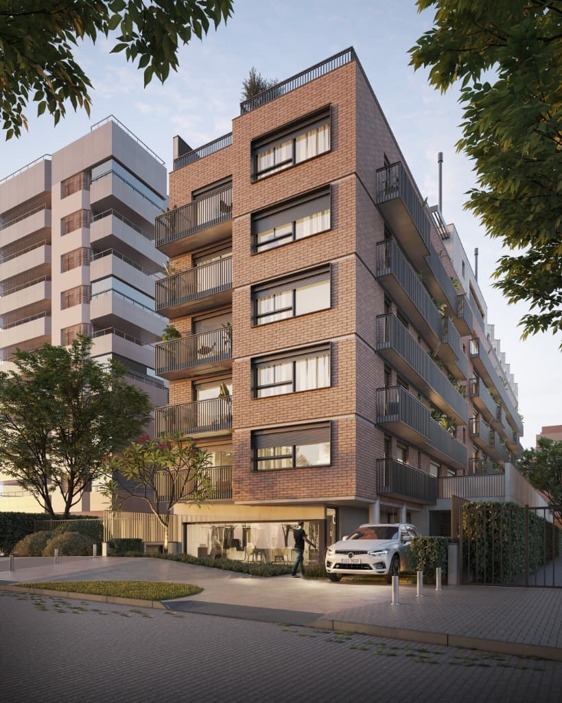 Apartamento com 1 dormitório em frente ao Parcão